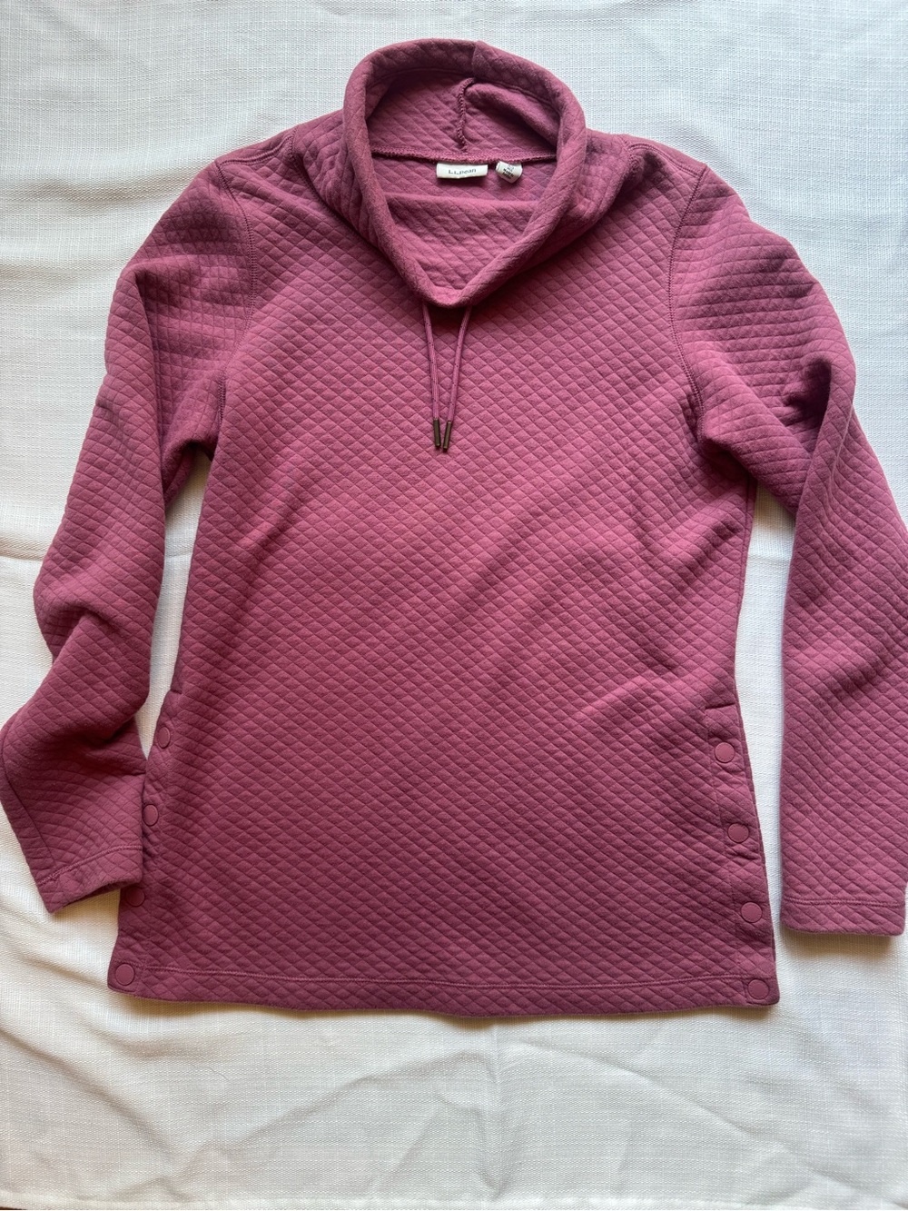 L.L. Bean Quilted Pullover - Rose